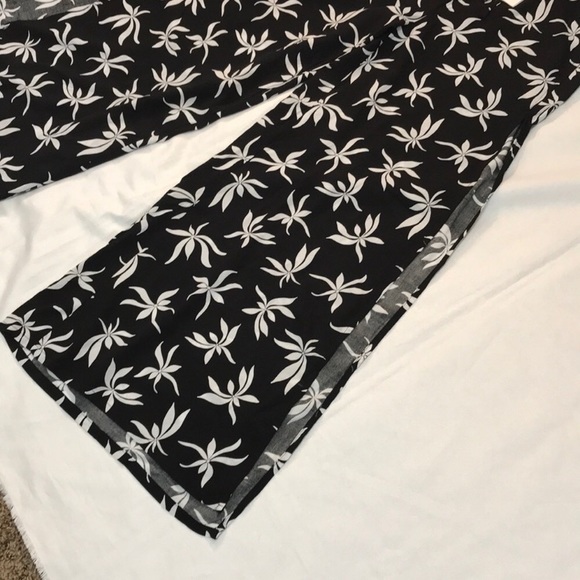 NWT Onia Chloe Wide leg pants ocean breeze coverup - Picture 5 of 8